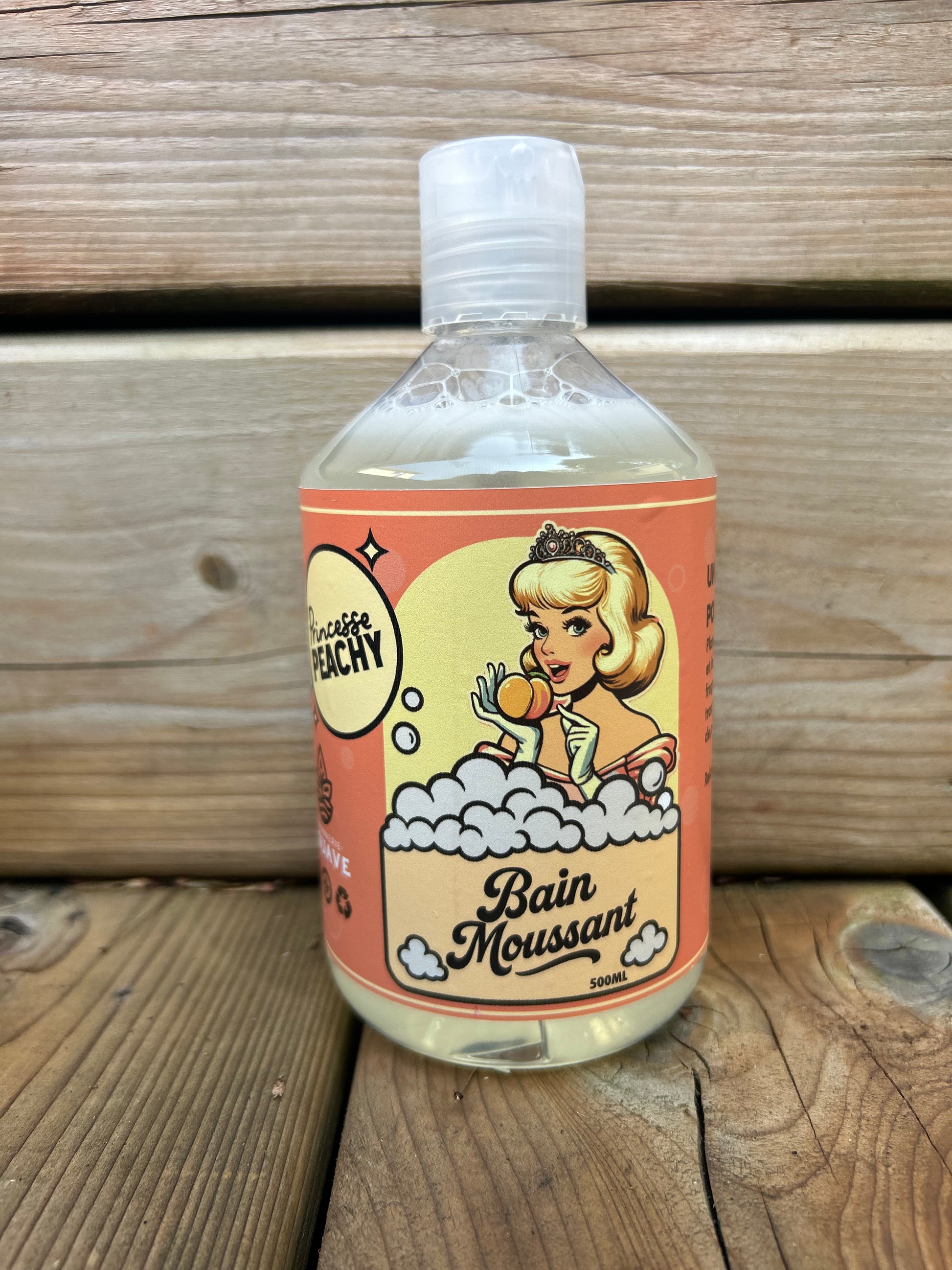 Bain moussant pêche