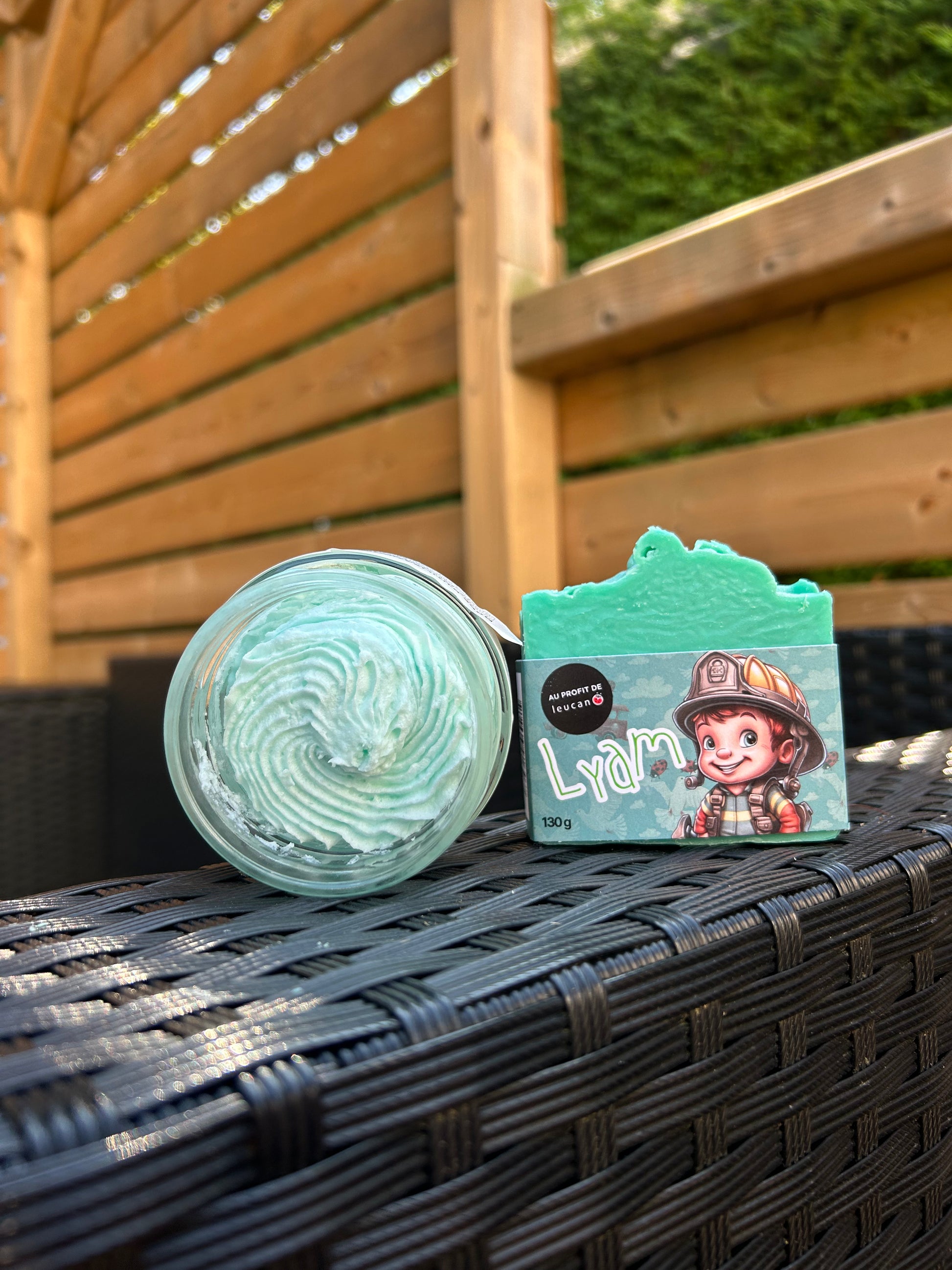 Duo savon en barre et fouetté thé blanc