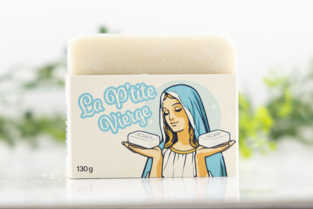 La p'tite Vierge – Savon Naturel à base de Beurre de Karité Sans Parfum