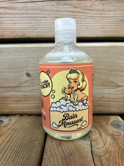 Bain moussant pêche